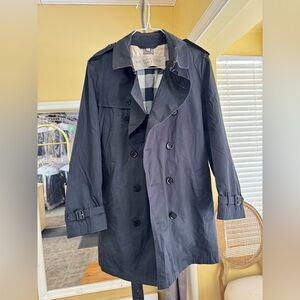 Burberry Navy Trench Coat